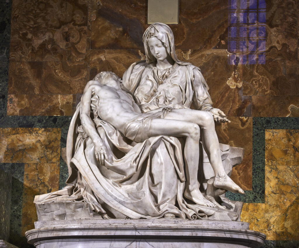 La pietà di Michelangelo San Pietro