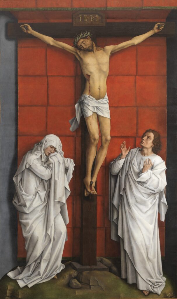 Le sette parole di Cristo, crocifissione Van der Weyden