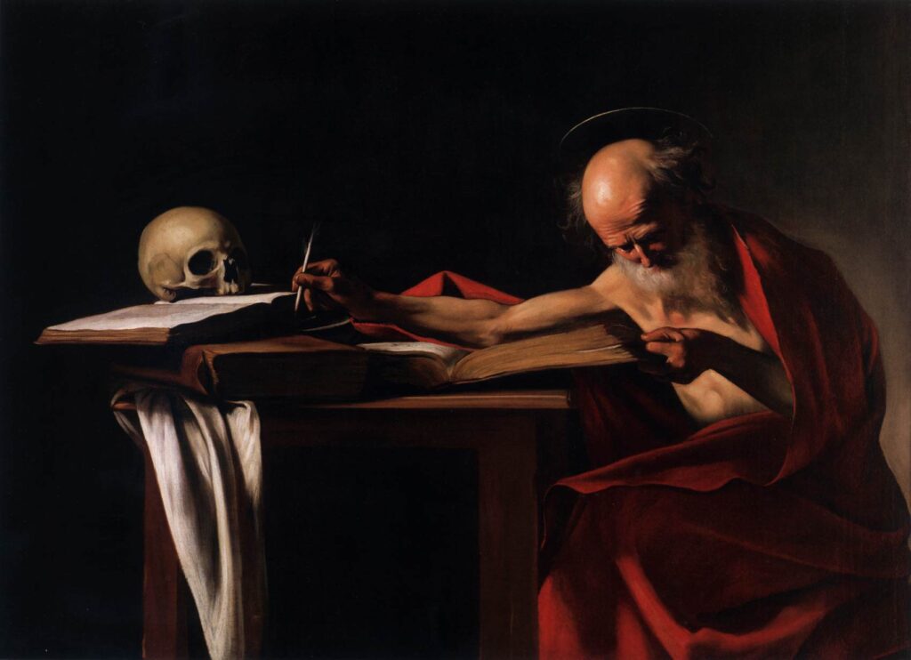 San Girolamo Caravaggio Galleria Borghese Roma