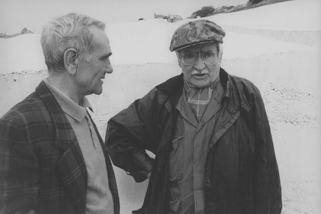 Alberto burri e ludovico Corrao a Gibellina